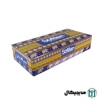 دستمال رومیزی سافتلن 200 برگ کارتن 36 عددی