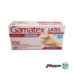 دستکش لاتکس گاماتکس سایز مدیوم