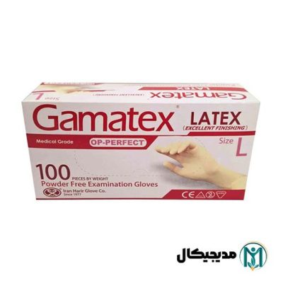خرید دستکش لاتکس گاماتکس سایز لارج