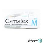 خرید دستکش نیتریل مشکی گاماتکس سایز medium